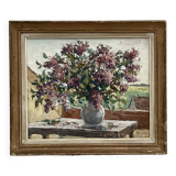 Signed painting Oil on canvas dimensions: height - 48 cm - width - 56 cm -
