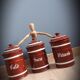 Trio pots kitchen brown