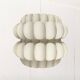 White metal pendant lamp from the mid-century by H. Zender for Temde.