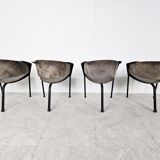 Vintage tripod armchairs, 1970s