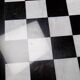 Large vintage chess set from the 70s, white and black marble, Italian craftsmanship