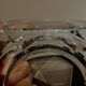Empty pocket crystal ashtray val saint lambert.