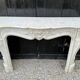 Louis XV Style Fireplace In Carrara Marble Circa 1880