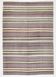 Grey & Charcoal Geometric Tribal Motifs Turkish Kilim Rug, 153x220 Cm