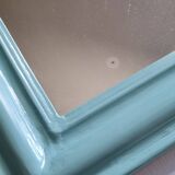 Vintage Louis Philippe style Tiffany blue table mirror 46 cm x 57 cm