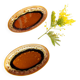 2 plats ovales Hawaï Sarreguemines