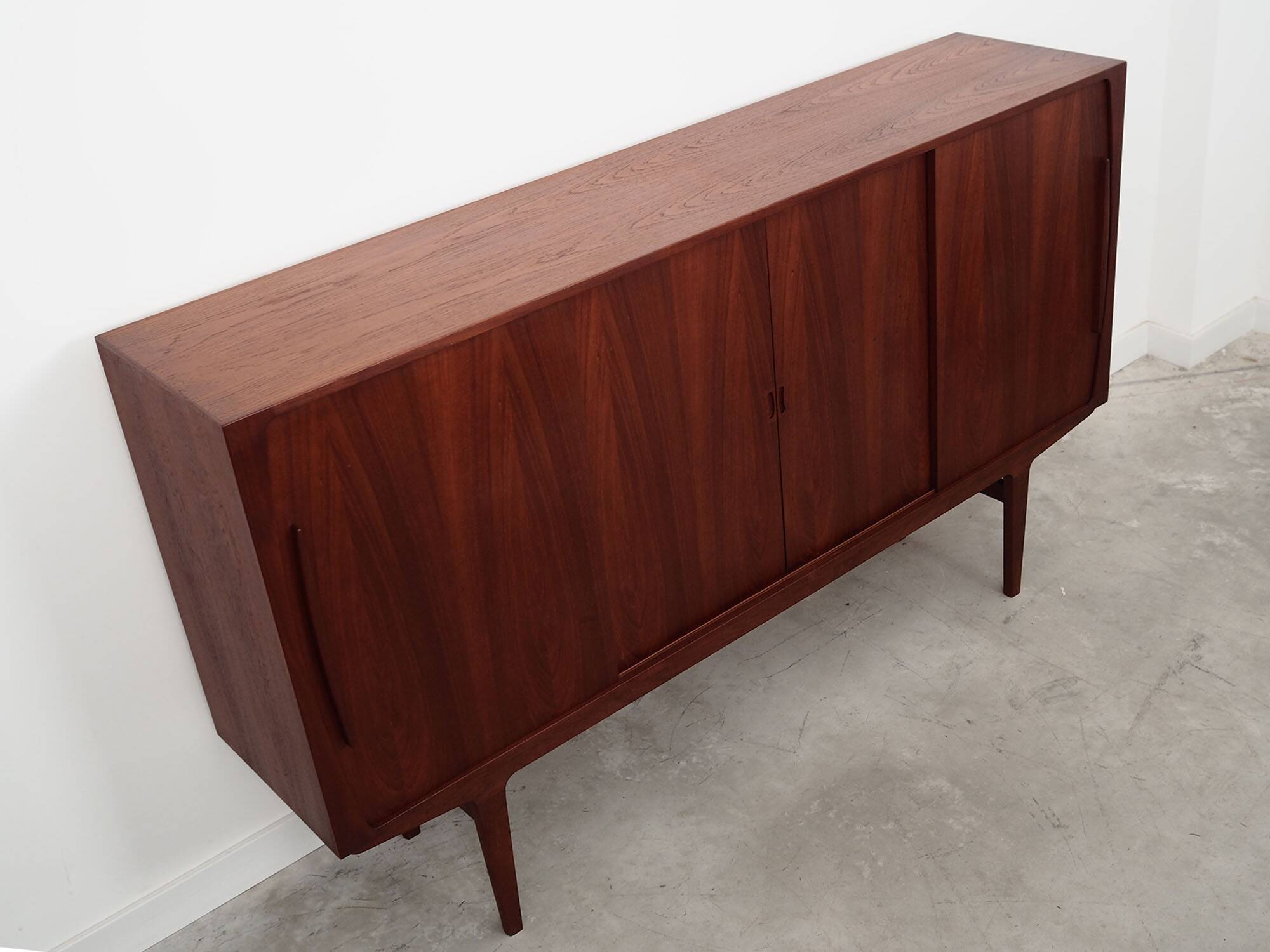 Teak highboard, Danish design, 1960s, production: Denmark