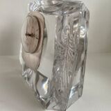 Crystal clock by Daum 1970
