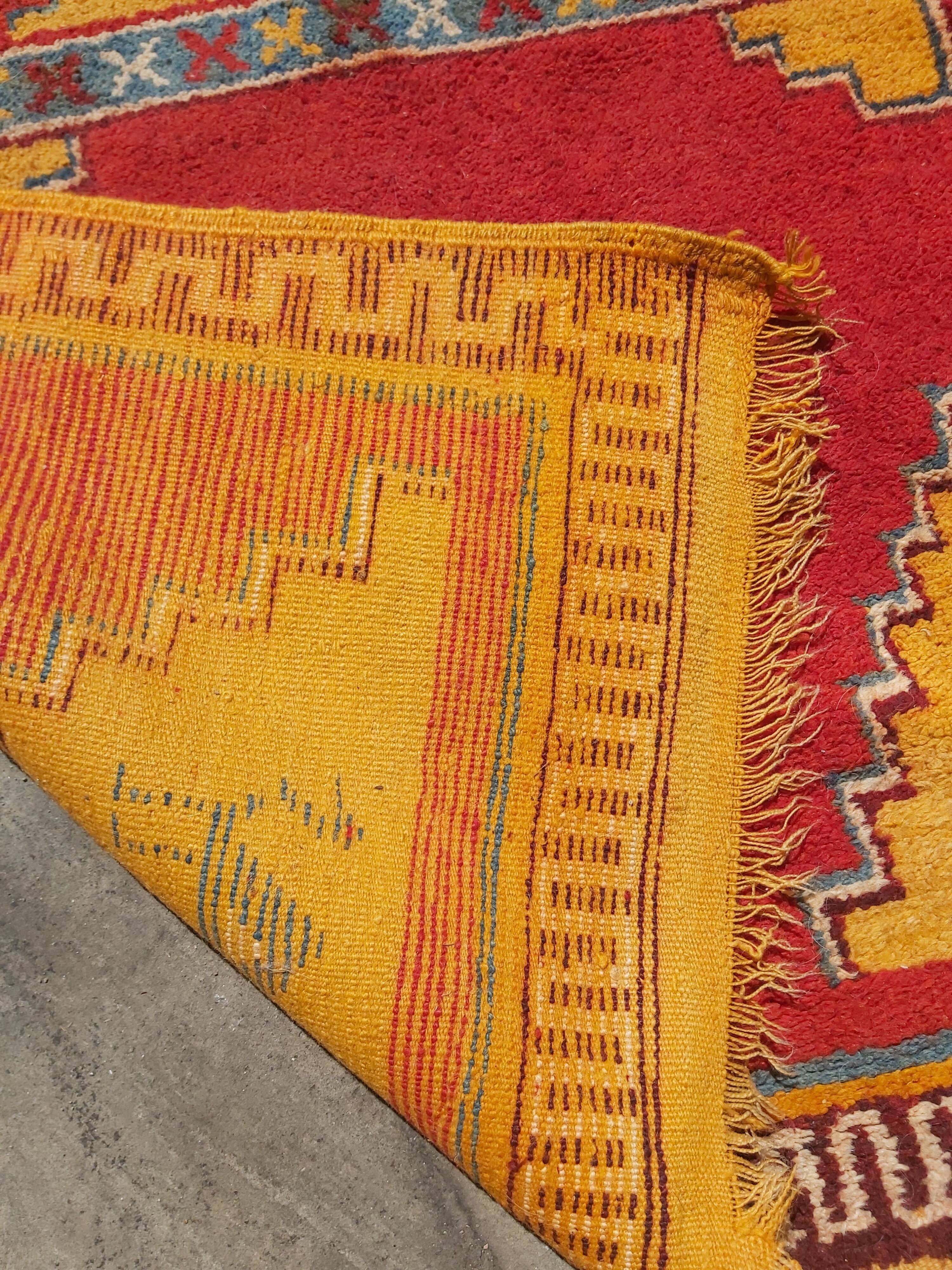Berber wool carpet - 195x123cm