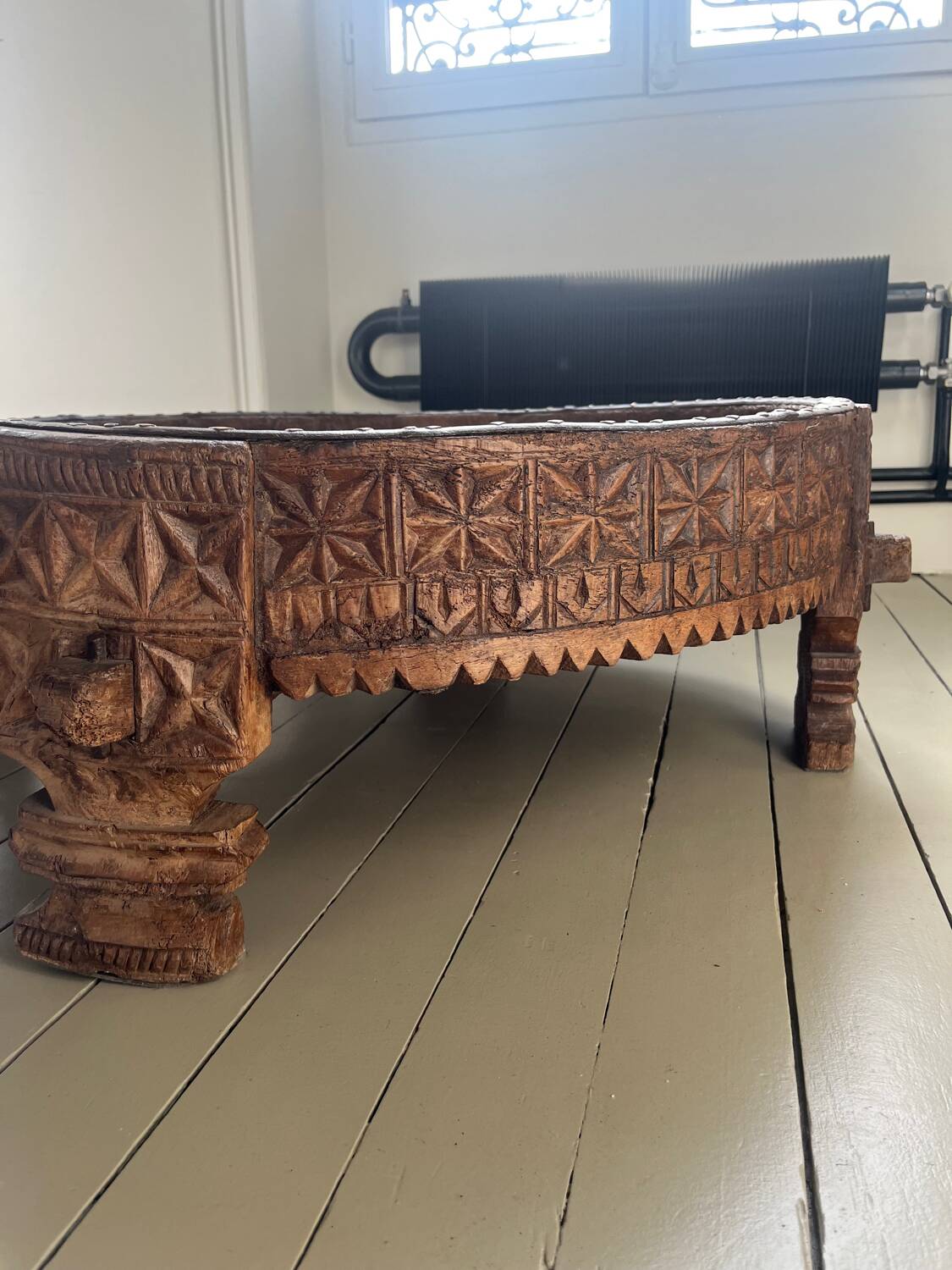 Table basse indienne origine Rajasthan