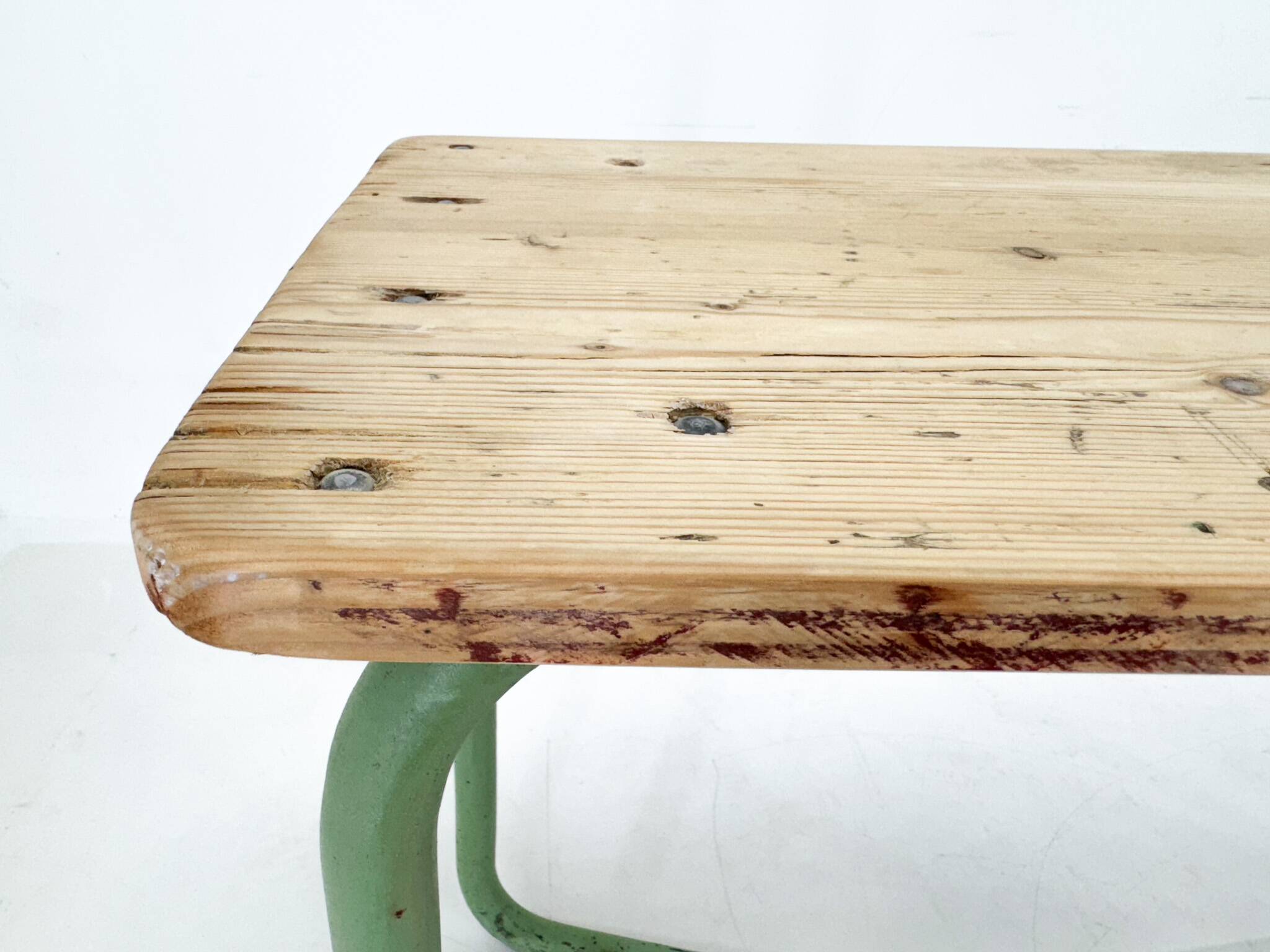 Vintage industrial console table or side table, czechoslovakia