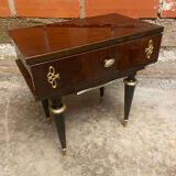 Antique bedside table. Furniture number 252. Wooden table. Wood La.