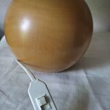 Wooden ball lamp