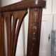 Chaise art nouveau en bois