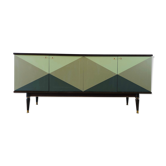 Vintage graphic sideboard 1960s