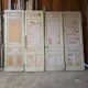 4 old partition doors from the 19th century