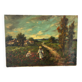 Signed Italian landscape