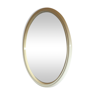 Tiger vintage oval mirror