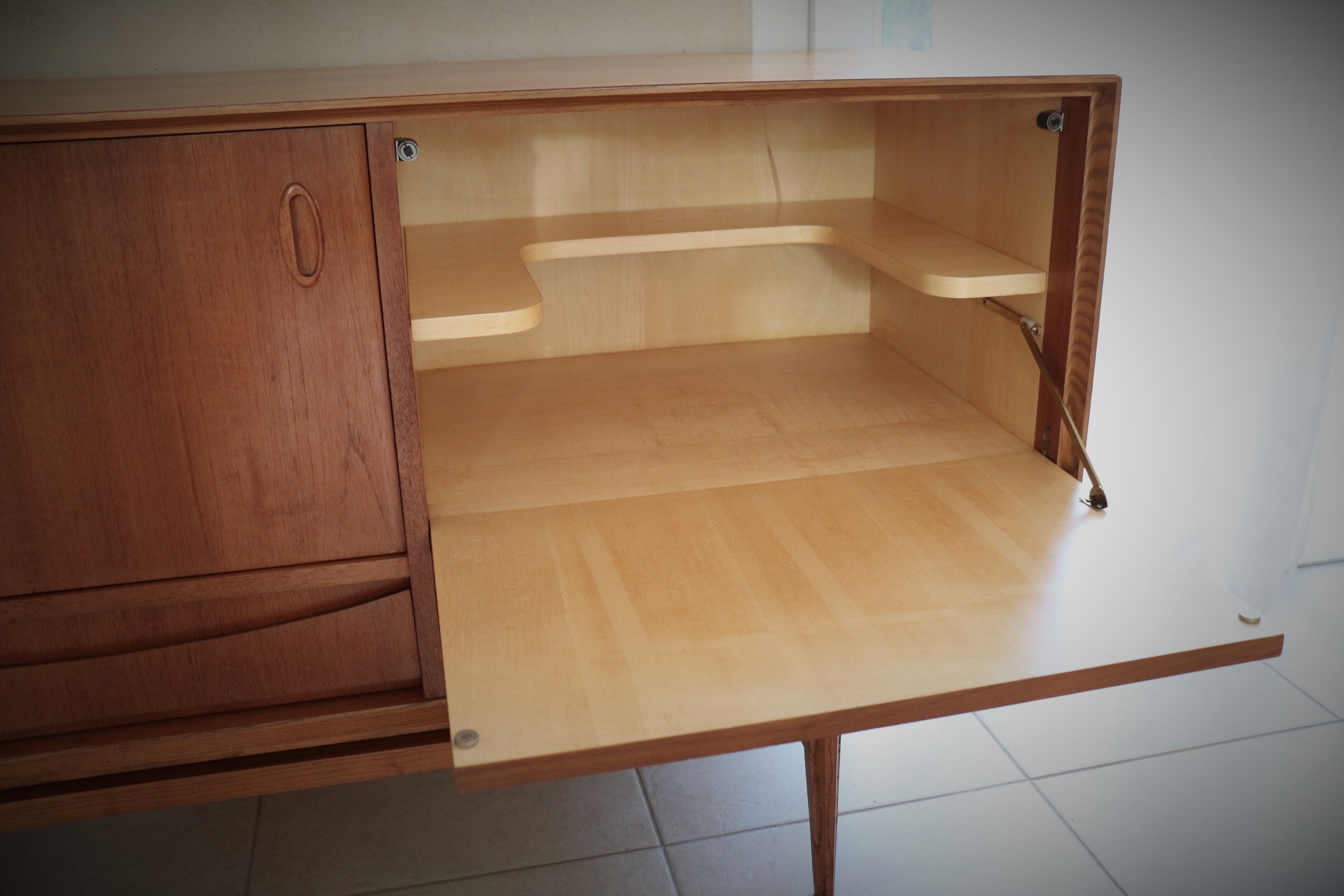 Scandinavian sideboard in vintage teak