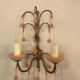Wall light pair Murano 1950