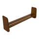 Vintage wooden wall shelve rack bookshelf in wood minimalist