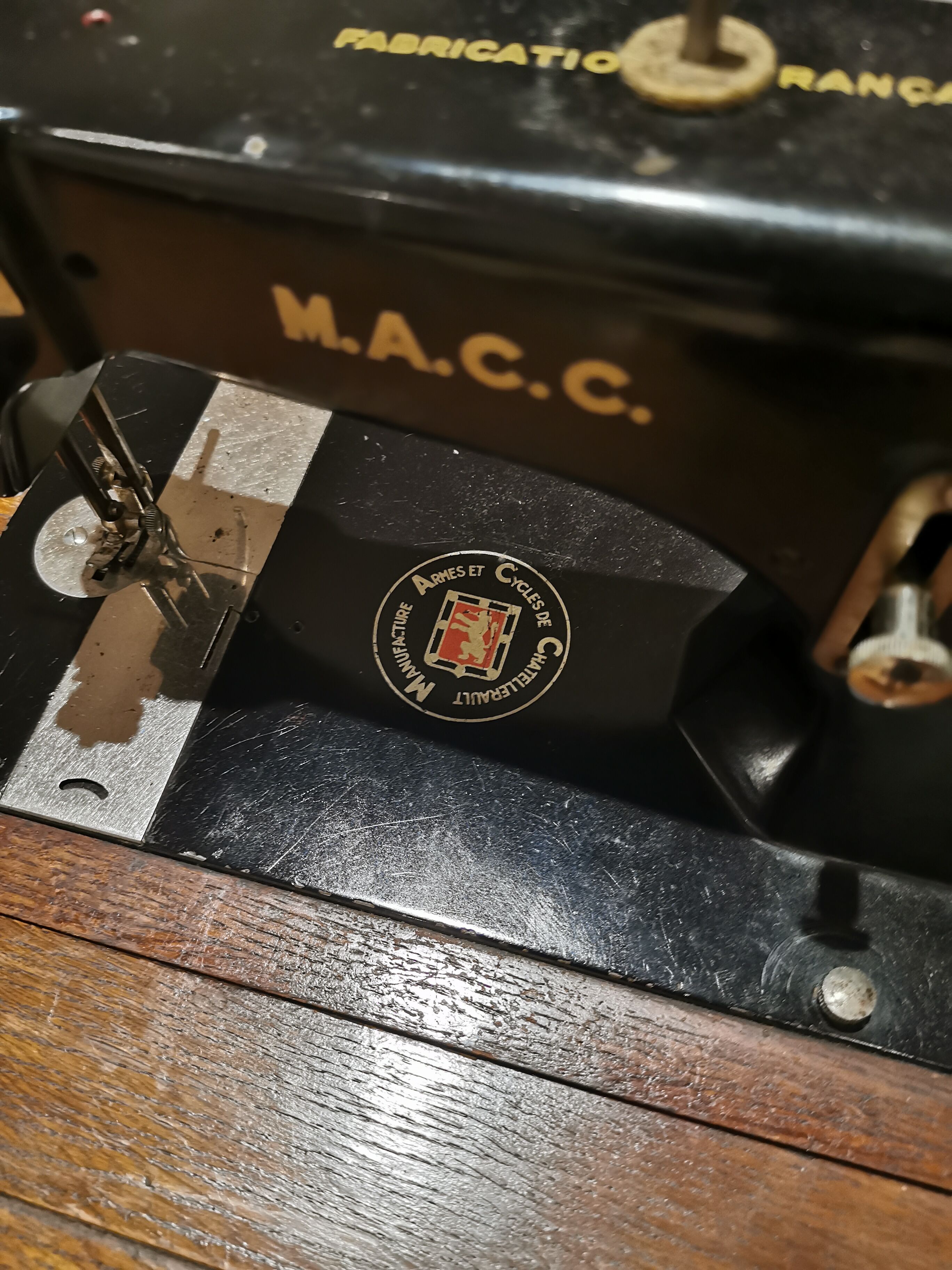 M.a.c.c. sewing machine