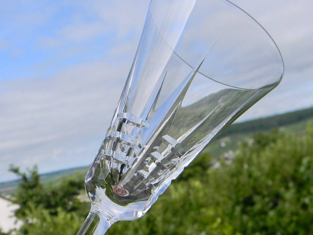 Set of 10 VILLEROY ET BOCH crystal liqueur glasses. Concorde model.