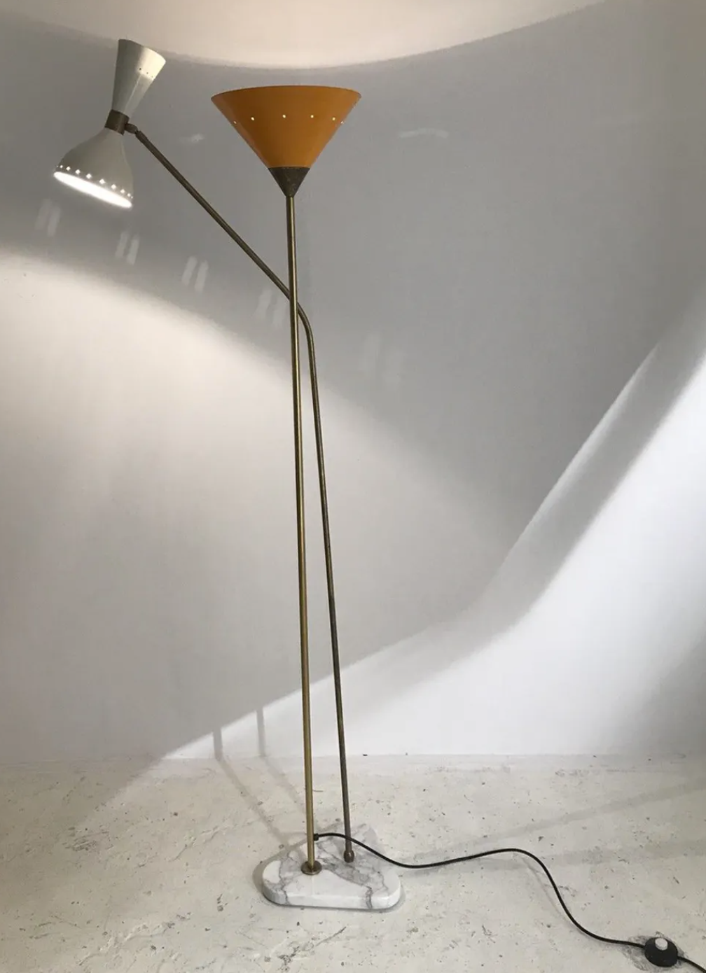 Italian lamppost in the style of the 50s