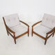 Set of 2 oak lounge chairs, The Netherlands 1960’s