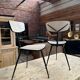 Pair of 60s tripod chairs