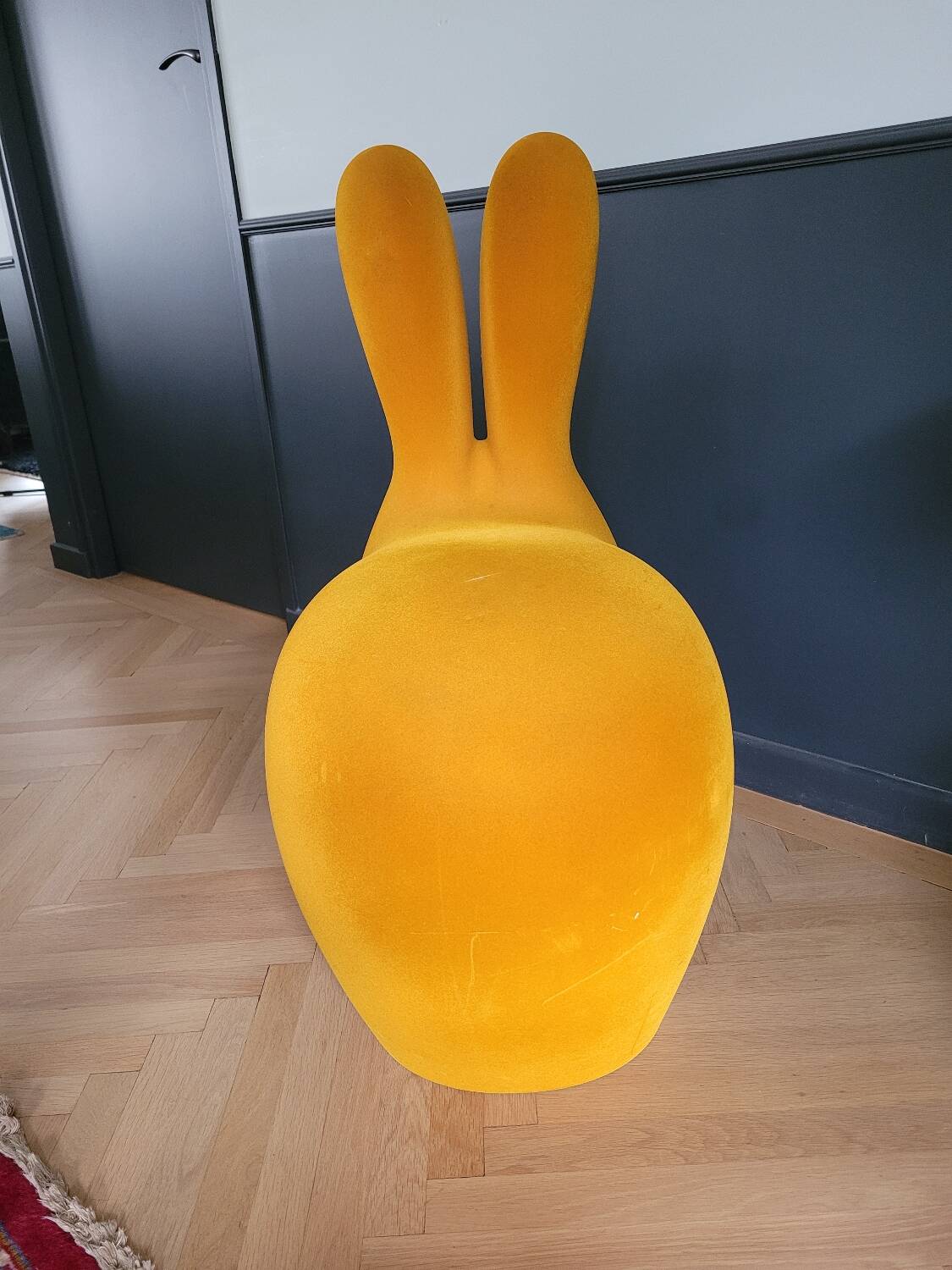 Rabbit chair by Stefano Giovannoni - Large velvet model
