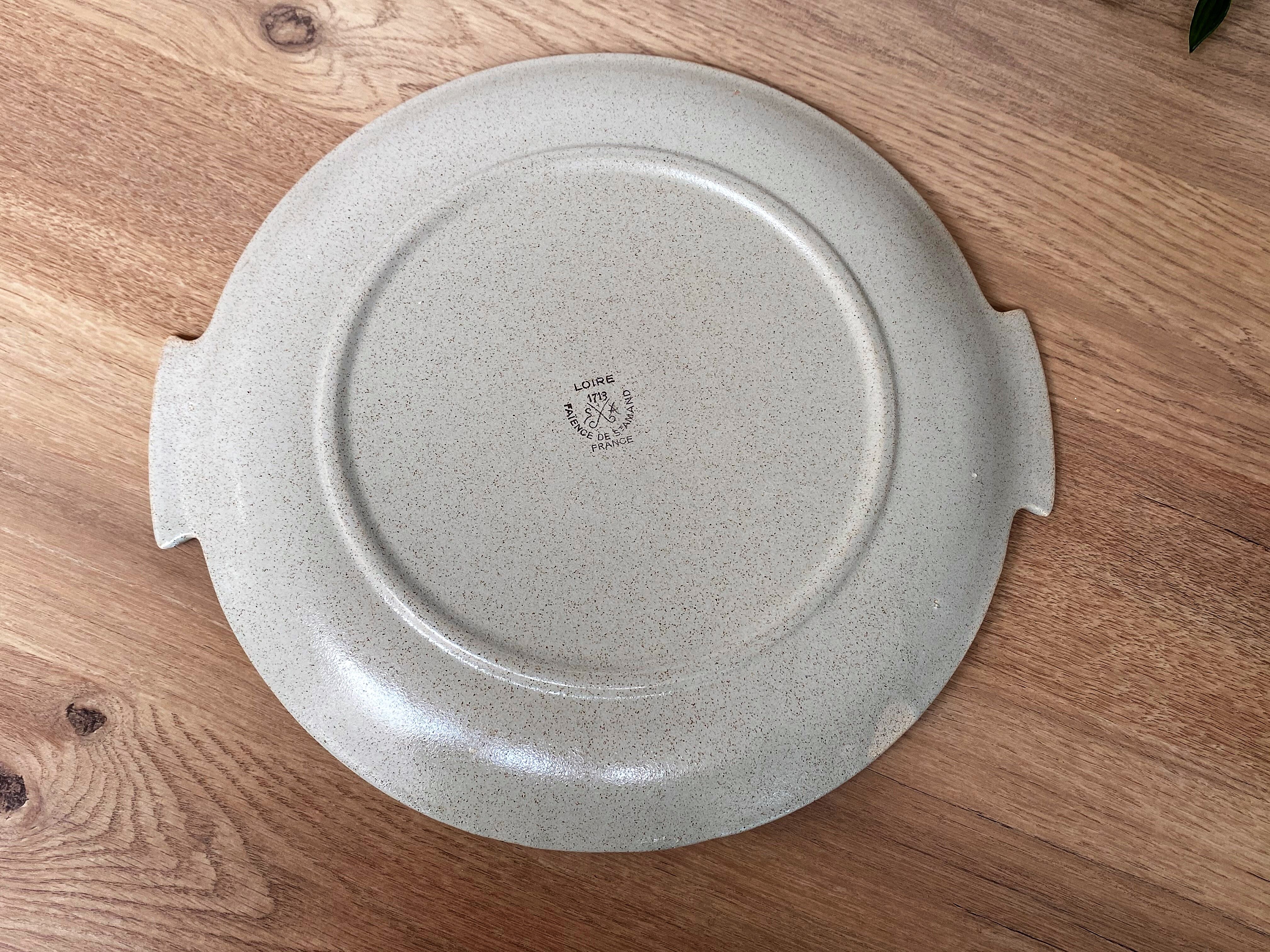 St Amand model Loire earthenware pie dish