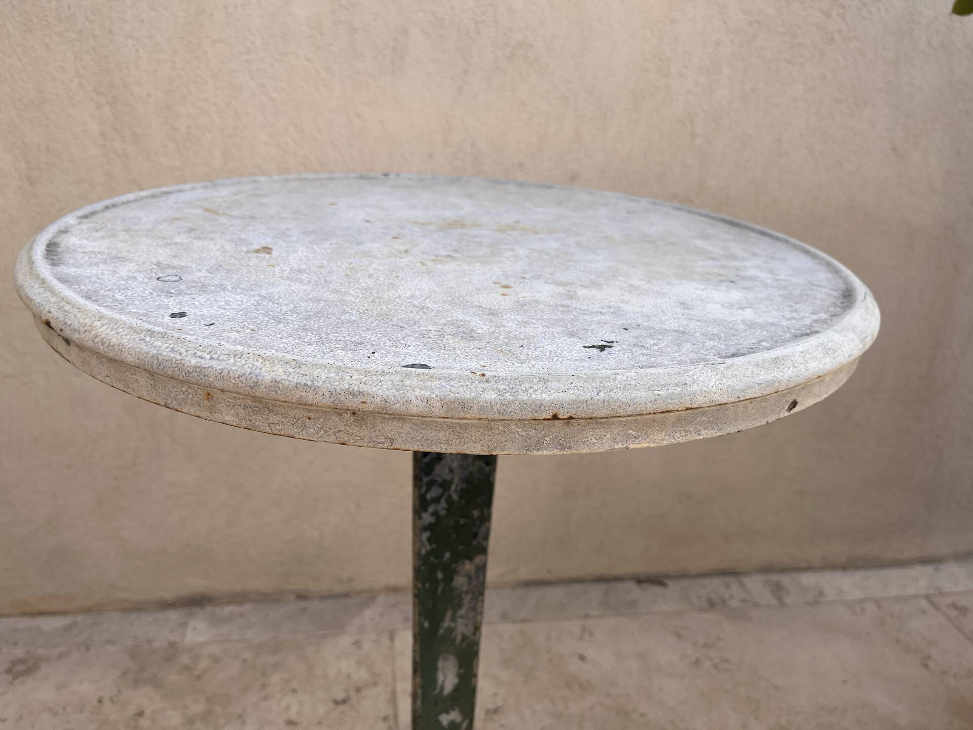 Art Deco cast iron side table