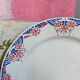 Nine Sarreguemines earthenware dessert plates, Brunoy service, 1940s