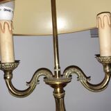 Solid bronze hot water bottle lamp