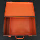 Orange metal box