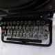 Typewriter, Typewriter Silenta Continental, made in Germany in 1937, Art Deco