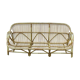 Banquette rotin 3 places