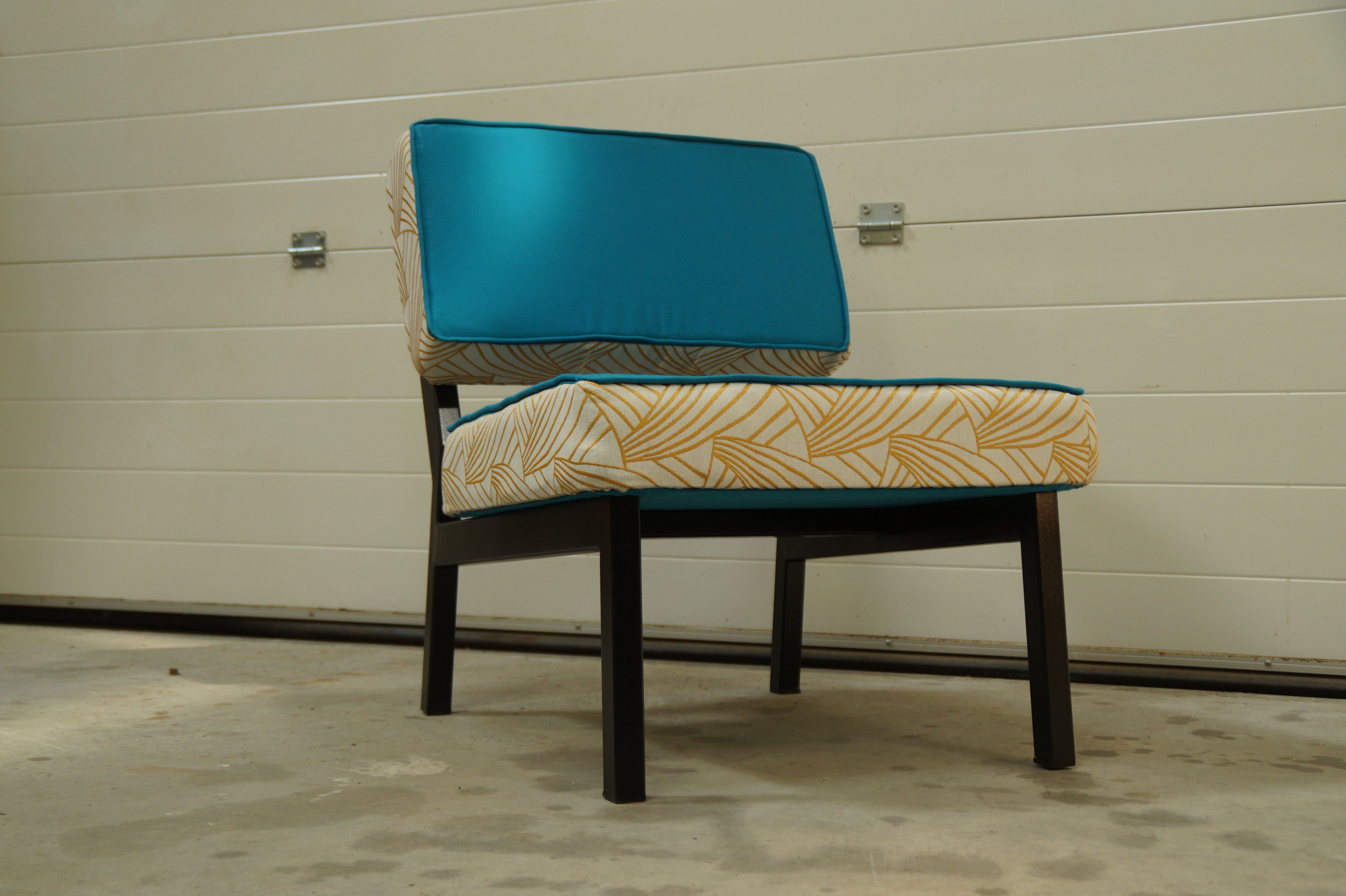 Restored vintage armchair