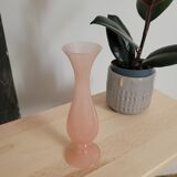 Small pink opaline vase