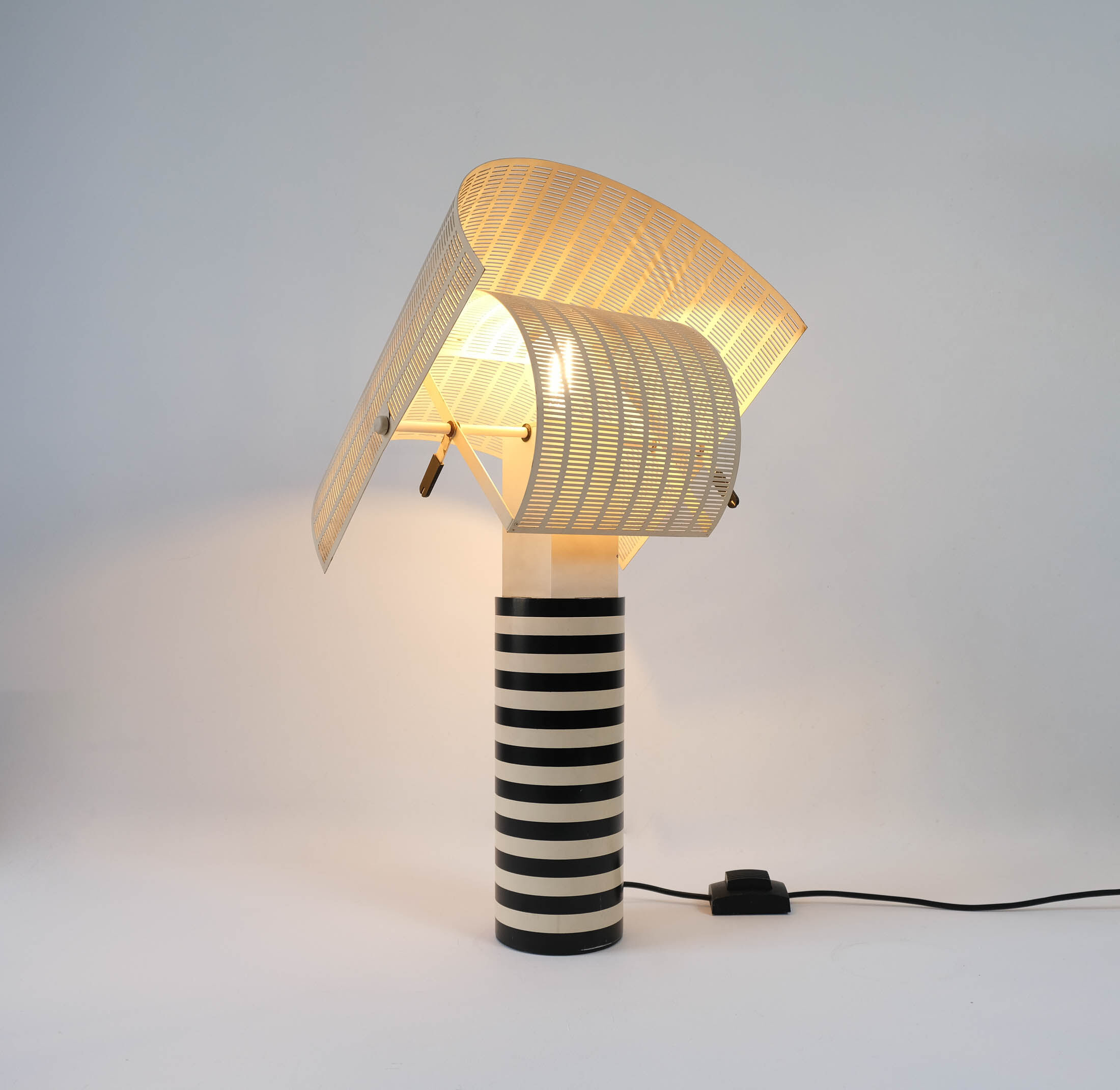 Early Postmodern "Shogun" Table Lamp by Mario Botta for Artemide, Italy 1986