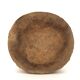 African stool with scarified wooden decoration, 1980s