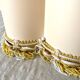 Vintage suspension lampshade with fringes
