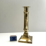 Antique, brass candlestick in the classicist style, Germany, early 20th century.
