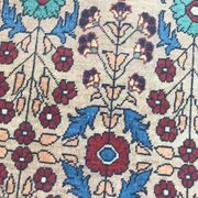 Pretty handmade old persian rug