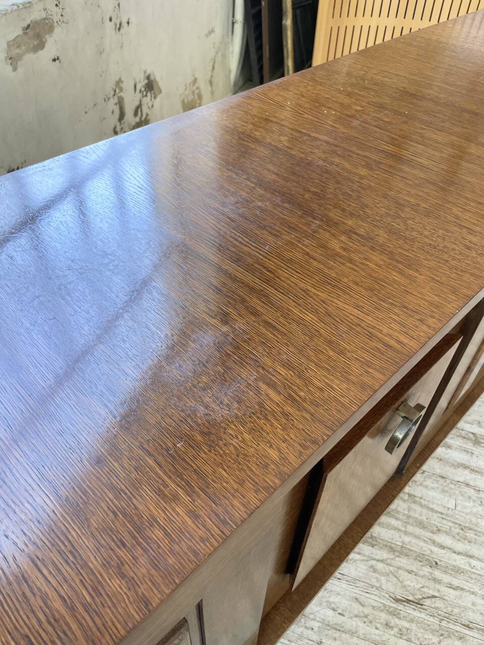 1950s modernist oak sideboard