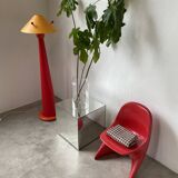 80s pop red floor lamp