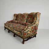 Os de Mouton sofa in tapestry – country house style, 19th century (ca. 1820)