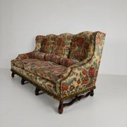 Os de Mouton sofa in tapestry – country house style, 19th century (ca. 1820)