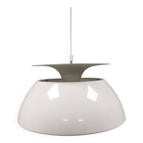 Lampe à suspension Holmegaard, modèle Jutlandia, par Jørgen Høj au Danemark 1974